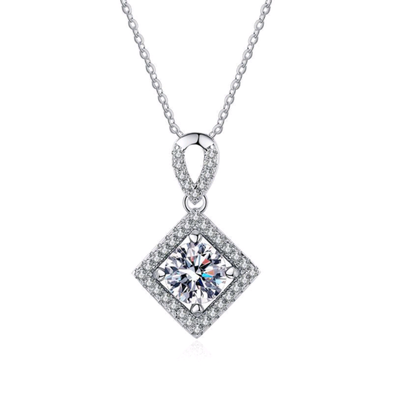 S925 Lab Diamond Necklace(PYZ5520)