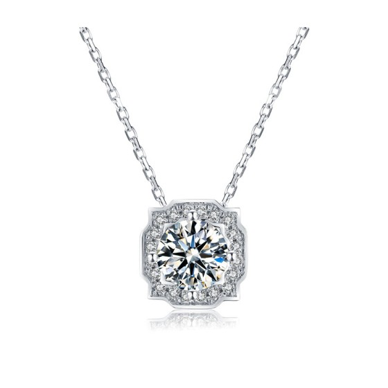 S925 Lab Diamond Necklace(PYZP1738)