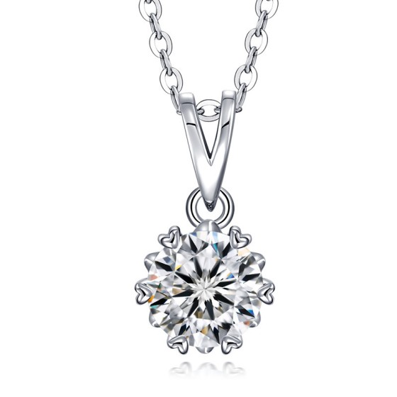 S925 Lab Diamond Necklace(PYZP1741)