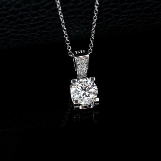 S925 Lab Diamond Necklace（PYZP1734)