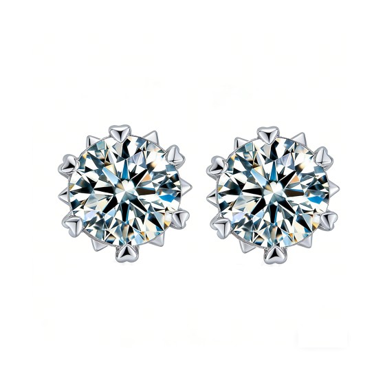 S925 Lab Diamond Earrings(PYZE1263)