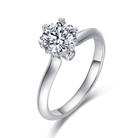 925 Ag Lab Diamond Ring(PYZR0710)
