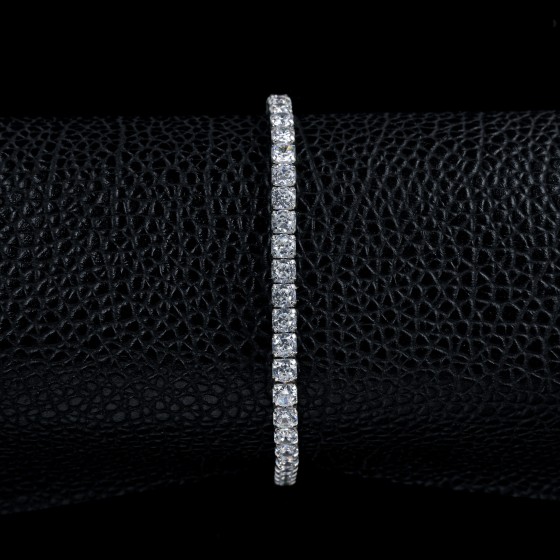 25 Silver Zircon Bracelet(L202604-1)