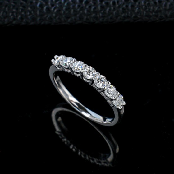 925 Silver Lab Grown Diamond Ring