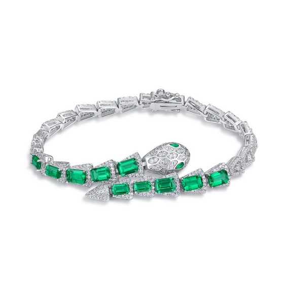 925 Silver Snake Bangle(N0014)
