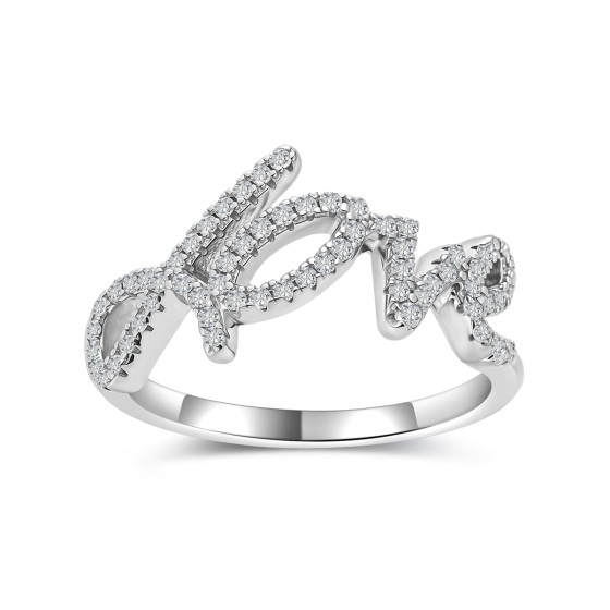 Sterling 925 Silver Moissanite Ring L-MR0277