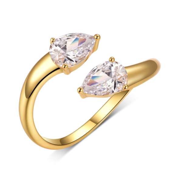 Sterling 925 Silver Moissanite Ring L-MR0080