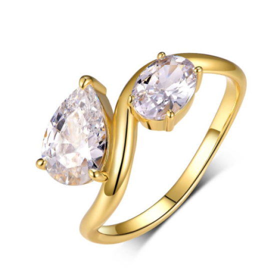 Sterling 925 Silver Moissanite Ring L-MR0100