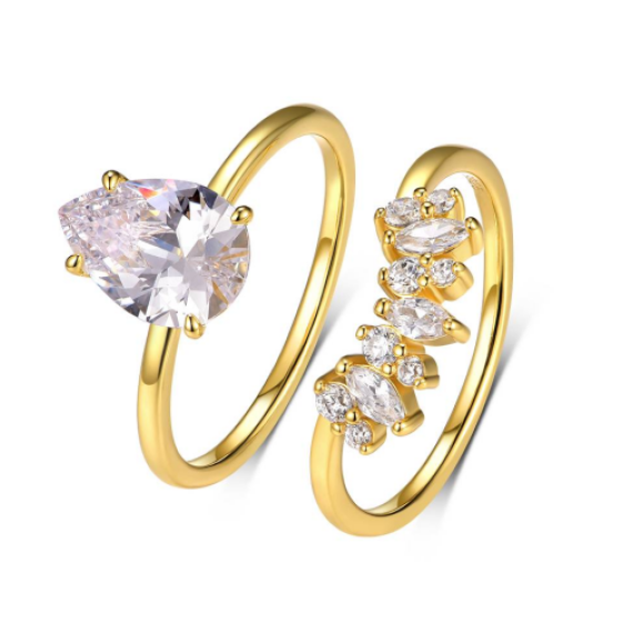 Sterling 925 Silver Moissanite Ring L-MR0109