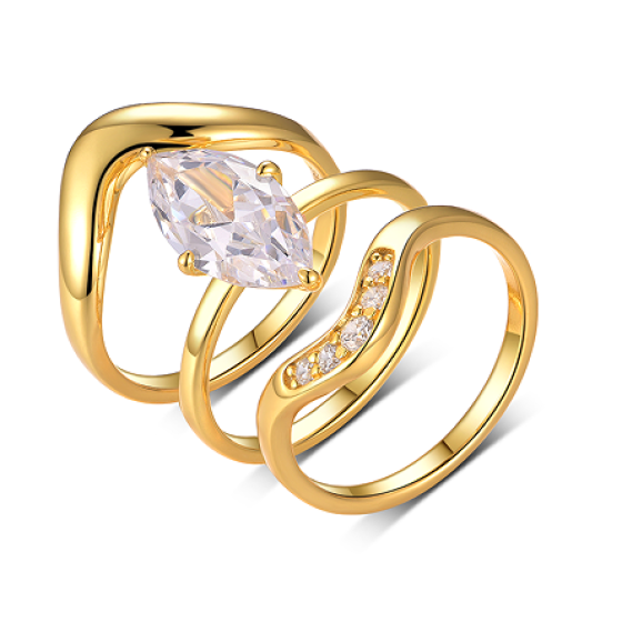 Sterling 925 Silver Moissanite Ring L-MR0114