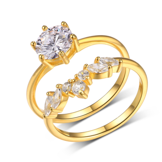 Sterling 925 Silver Moissanite Ring L-MR0144