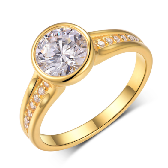 Sterling 925 Silver Moissanite Ring L-MR0152