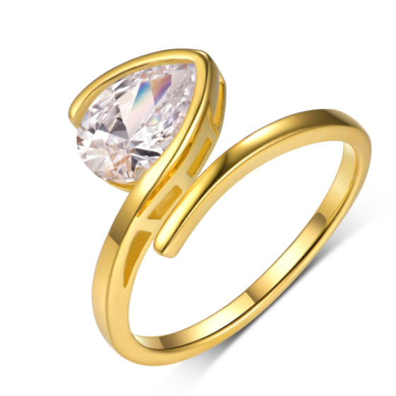 Sterling 925 Silver Moissanite Ring L-MR0181