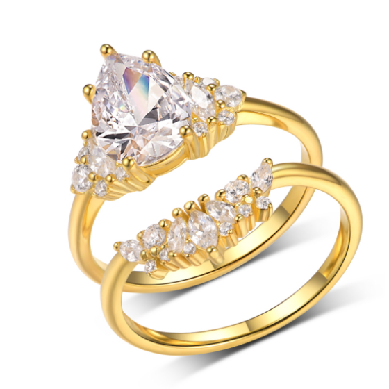 Sterling 925 Silver Moissanite Ring L-MR0176