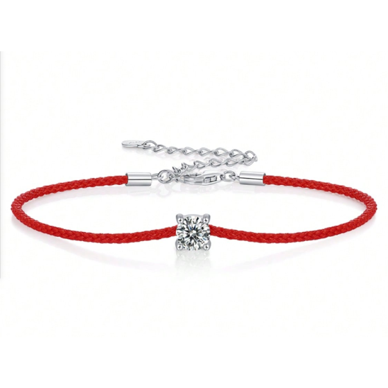 Sterling 925 Silver Moissanite Bracelet L-MB0001