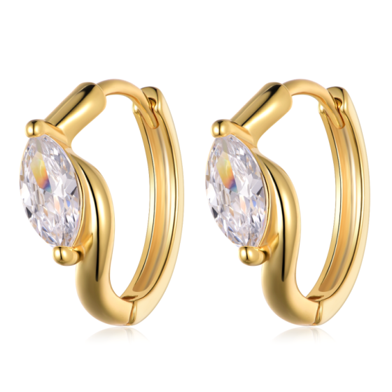 Sterling 925 Silver Moissanite Earrings L-ME0022