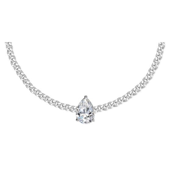 Sterling 925 Silver Moissanite Necklace L-MP0064-PS-2CT