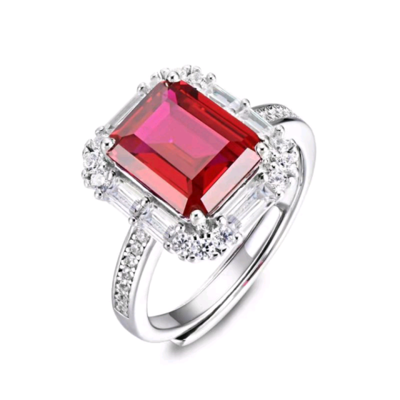 Lab Ruby Ring (ZHF-R0012R)